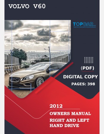 volvo v60 2012 owners manual lhd&rhd
